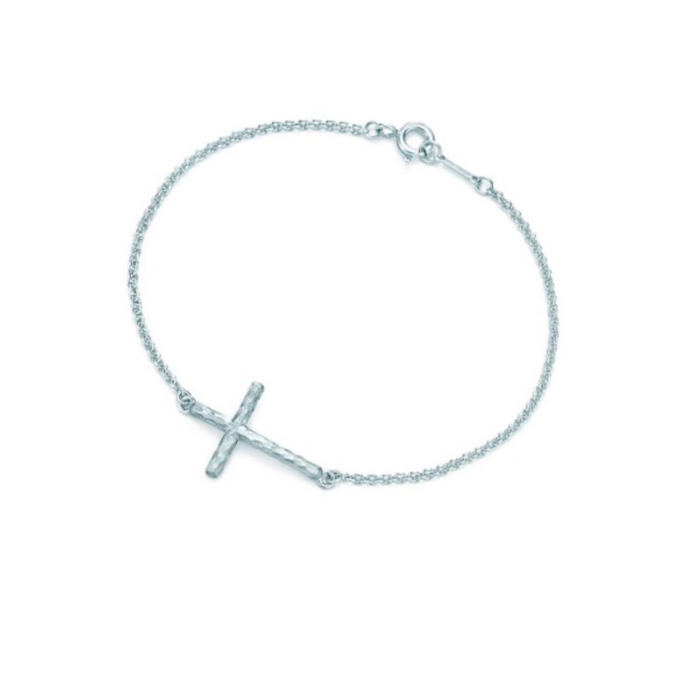 Paloma Picasso Hammered Cross Bracelet